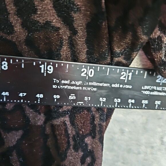 kathie lee collection xl 2 Piece Skirt Top animal print solt velour pullon skirt - Picture 11 of 14